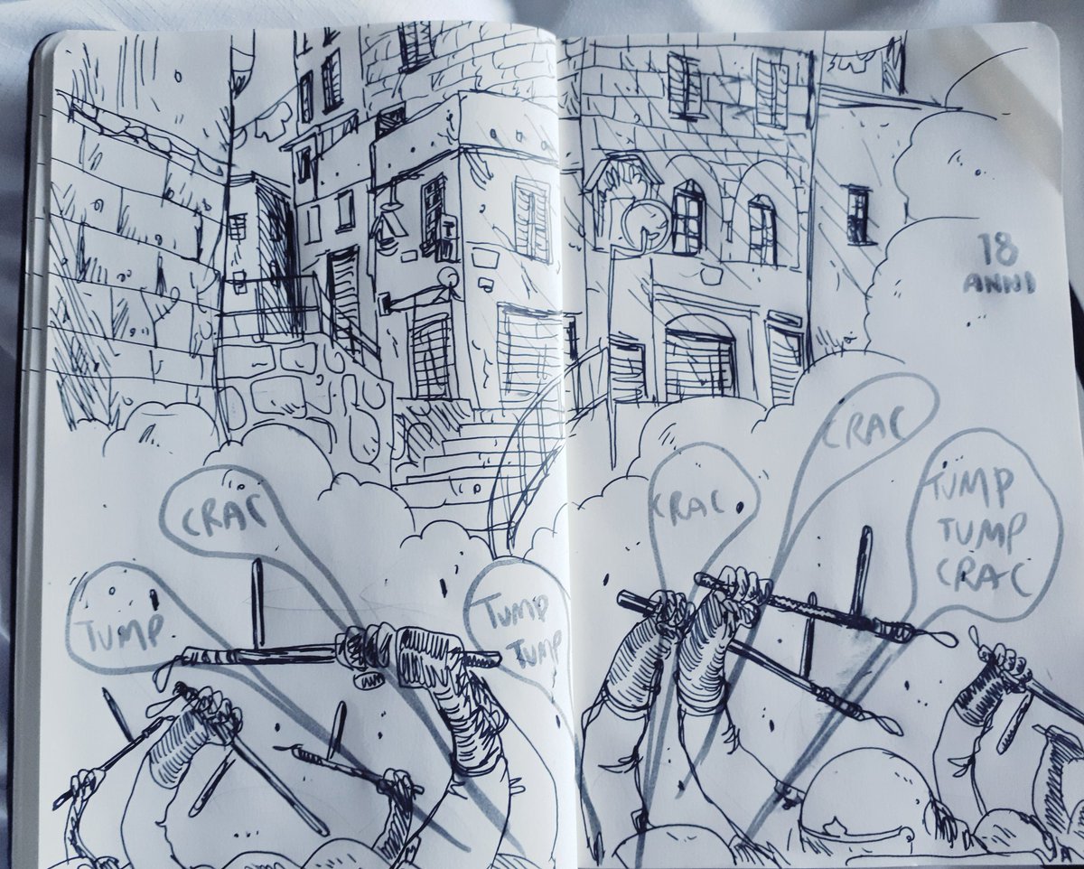 zerocalcare's tweet image. Vabbé prima dei social in questa data potevamo solo attacchinare i plotter e fare le scritte e quindi dovevamo essere sintetici per forza. Adesso invece possiamo attaccare bei siluri emo. Sicuro era meglio prima.

Se oggi semo così, è perché 18 anni fa stavamo là.