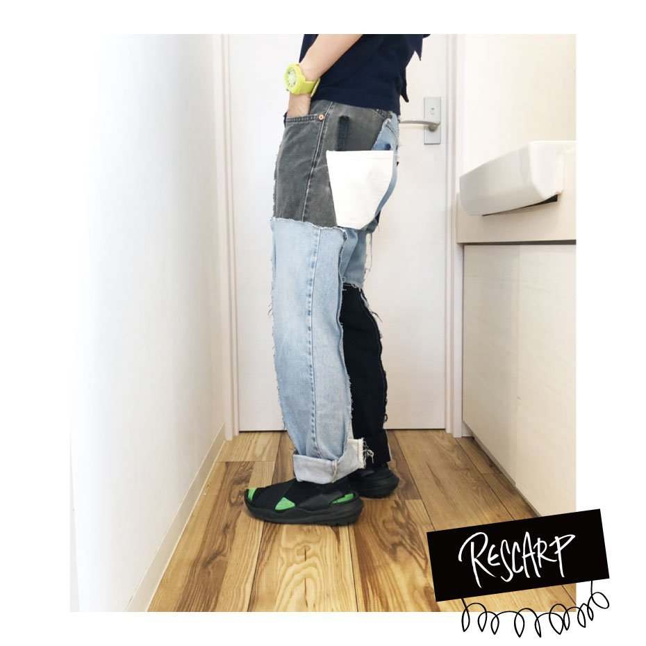 evoluir2002's tweet photo. 『#RESCARP _limited collection POP UP SHOP』@金沢店
期間限定アイテム
□ RESCARP DENIM PN
ダイナミクスにリボーンされた #リメイクデニム。
グランジ感漂う90sオルタナライクな自由なコーデにぴったりです。
#evoluir #selectshop #usedclothing #used #古着リメイク #デニムパンツ #denim https://t.co/nOpbZoaRFZ