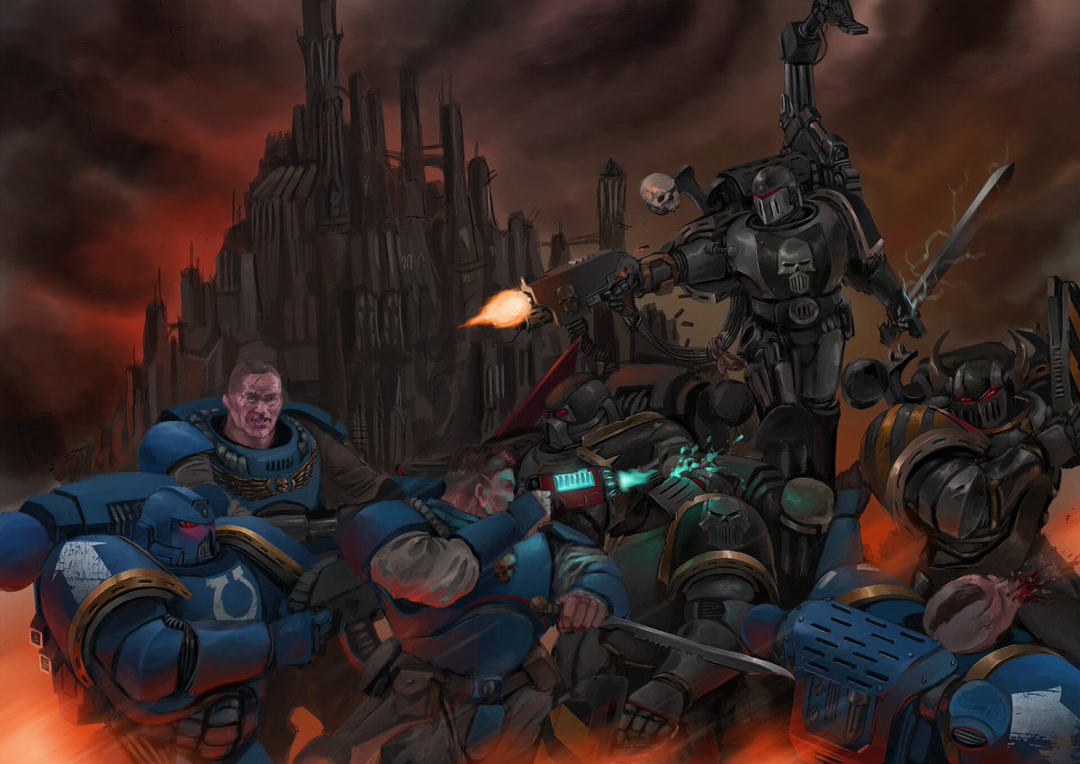Commission for the YouTube channel Planetwargame.Warhammer40k fanart.#warha...