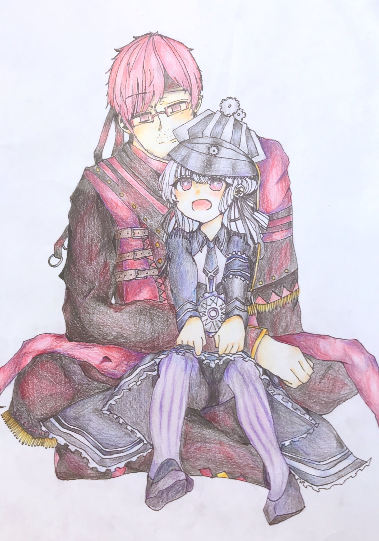 抹茶 お茶の神 ルチおじと軍服コクリコちゃん 12本の色鉛筆お世話になった コクリコ ルチアーノ コンパスお絵描き コンパス民と繋がりたい イラスト好きな人と繋がりたい コンパス T Co Isrntou1xk Twitter