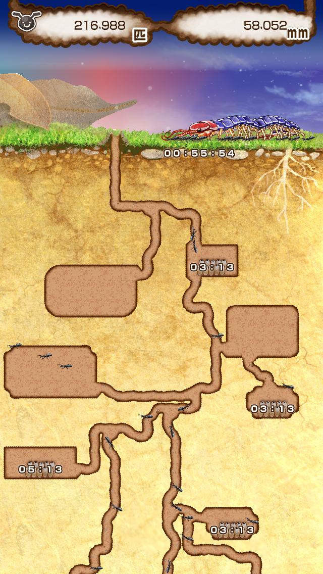 アリの巣コロニー