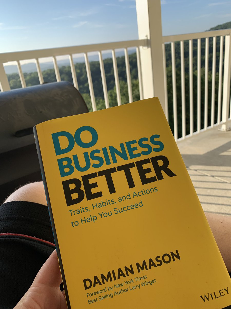 edaily51's tweet photo. Finally started @DamianPMason book and it’s tough to put down but, when a tee time calls you must play golf!!! Recommend that you go grab a copy of Do Business Better ASAP!!!!!#GreatBook #Vacation #SharpenTheMind #PutInTheTime #Fore #DontTryDo https://t.co/NUYuDRD6xL