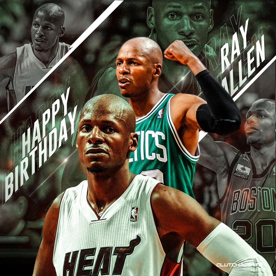 Join Celtics Nation in wishing Ray Allen a happy 44th birthday   