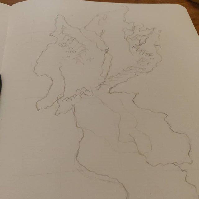 MillietheGM's tweet photo. Today we're making a Tolkien style maps for the characters. #fantasycartography #rpgmaps #tolkienmaps https://t.co/Ia733S3I7k https://t.co/3vikgFEnDF