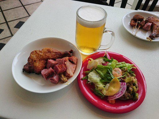 50 ビアテラス Jrホテルクレメント高松 たのしいたのしいビアガーデン 風に吹かれながら呑むビールの至福 黒ビールがあるのでポイント高し