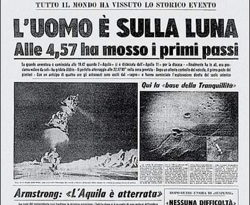 A_Castrofino's tweet photo. L'uomo voleva la #Luna e, realizzando il più antico e romantico dei sogni, l'ha raggiunta.

Chissà se tra 50anni festeggeremo il giorno in cui ci siamo accorti della Terra e muovendo un passo non abbiamo perso l'unico Pianeta che custosce la vita.

#MoonDay #50YearsOfMoonLanding https://t.co/40tGXoviJf