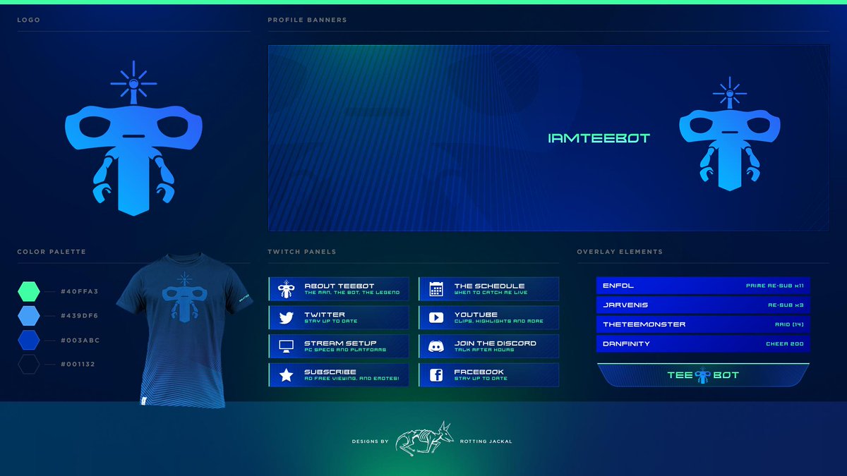 RottingJackal's tweet photo. New Branding for @IAM_TEEBOT 

Was fun creating a refreshed character for Tee, excited to roll out more work in the coming months. A ton of fun narratives and character animations in the works.

https://t.co/IA7F3toDje https://t.co/u8Va15qiKC