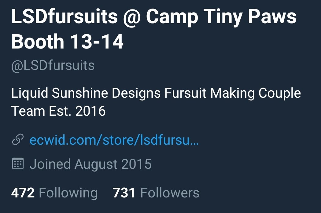 Its Your MUM on X: Beware on Liquid Sunshine Designs (LSD) Fursuits  Otherwise known by as LBfromtheBlock, FluvvCostumes, and formerly Liquid  Sunshine Studios (LSS) This will be a thread of evidence that