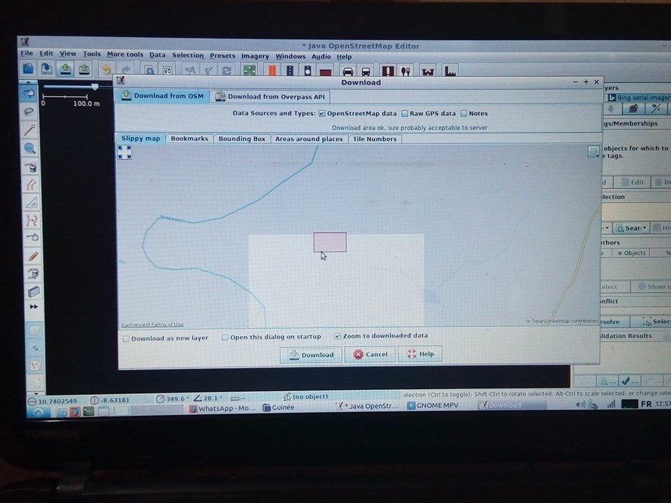 Lawign's tweet photo. Présentation de la communauté @CEDO-OSM_GN et la configuration de @josmeditor cc #Map4Gn #LesLibresGeographes @hotosm @cartotourisme1 @assocCartONG @osmguinee @openstreetmap @nicolas_chavent @FloLeNulzec @SeverinGeo @Honorable_Nath
Mille merci #moncher pour la connexion https://t.co/0huJSggCQG