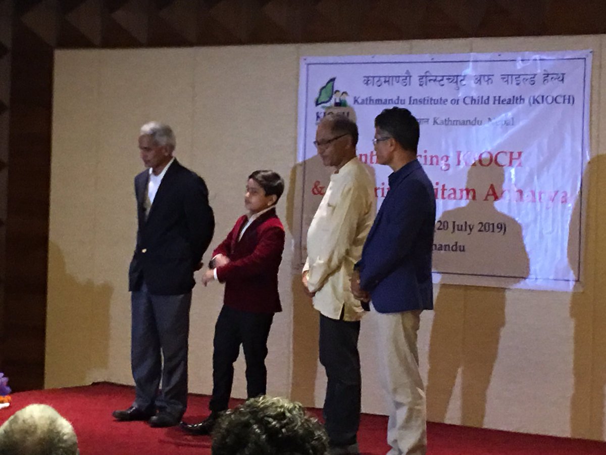 Introducing Kathmandu Institute of Child Health #KIOCH for comprehensive specialised #ChildHealtthCare not-for-profit organisation by Dr Bhagwan Koirala and team - a big congratulation <a href="/KoiralaBhagawan/">Bhagawan Koirala</a> and nominating Preetam Acharya as goodwill ambassador of KIOCH <a href="/HERDIntl/">HERD International</a>