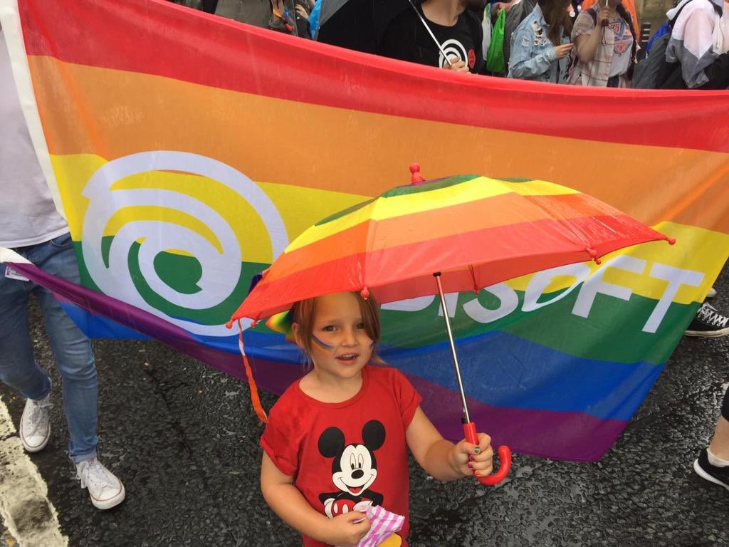 UbiReflections's tweet photo. We werenโt going to let a little bit of rain dampen our spirits! ๐ณ๏ธโ๐๐ง
#UbiProud | #UbisoftProud | #NorthernPride https://t.co/sX3sGGkMFp