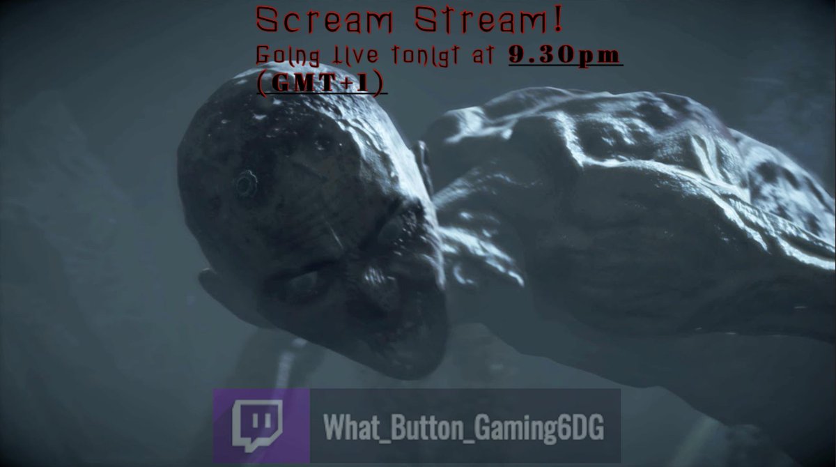 WhatButtonWBG's tweet photo. Scream Stream tonight at 9PM GMT+1. Check us out at https://t.co/aQ15vXRLdz
#screamstream #gamer #gaming #gaymer #untildawn #WBG #6DG #gamergirls #streamer #streamers #twitchaffiliate #TwitchStreamers https://t.co/UEdsa0fLtm
