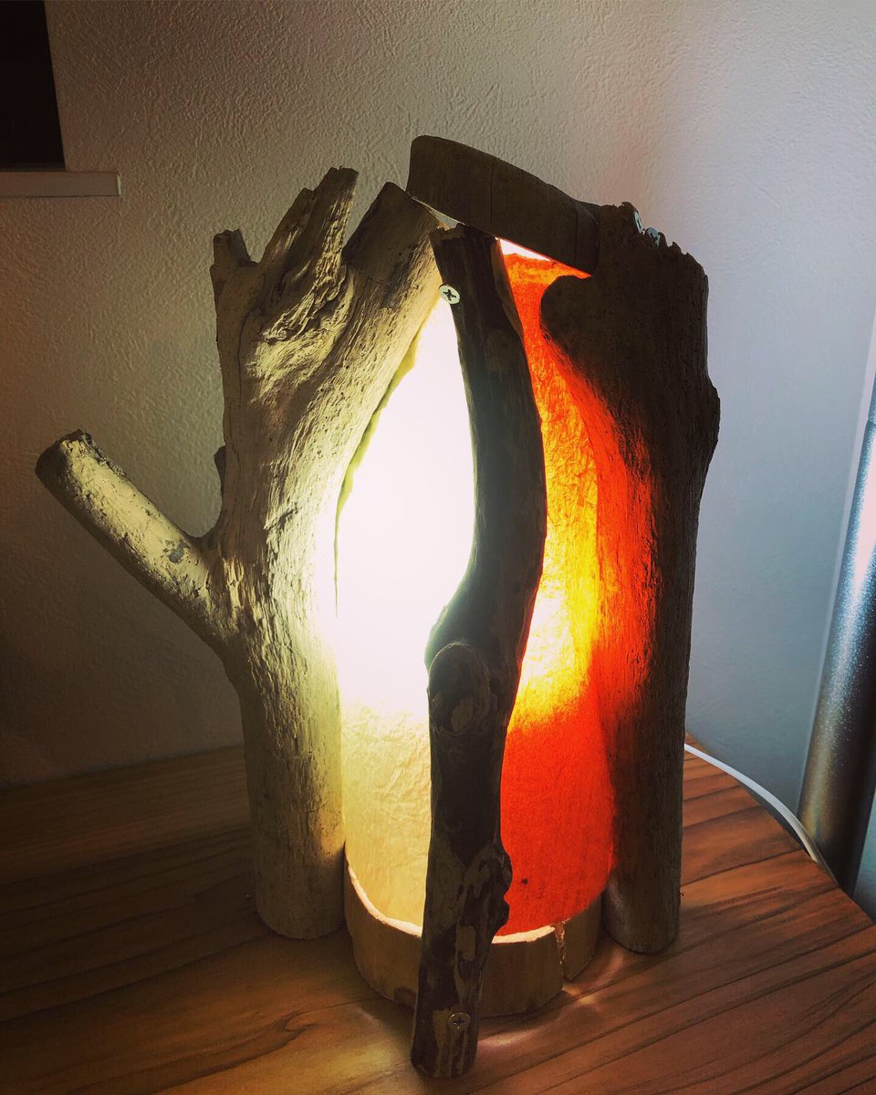 evidai's tweet photo. #diy #woodworking #woodwork #draftwood #booklights #和紙 #流木インテリア #流木雑貨 #間接照明
こういうのを作るつもりではなかったのですが。 https://t.co/TRpOqcSIx9