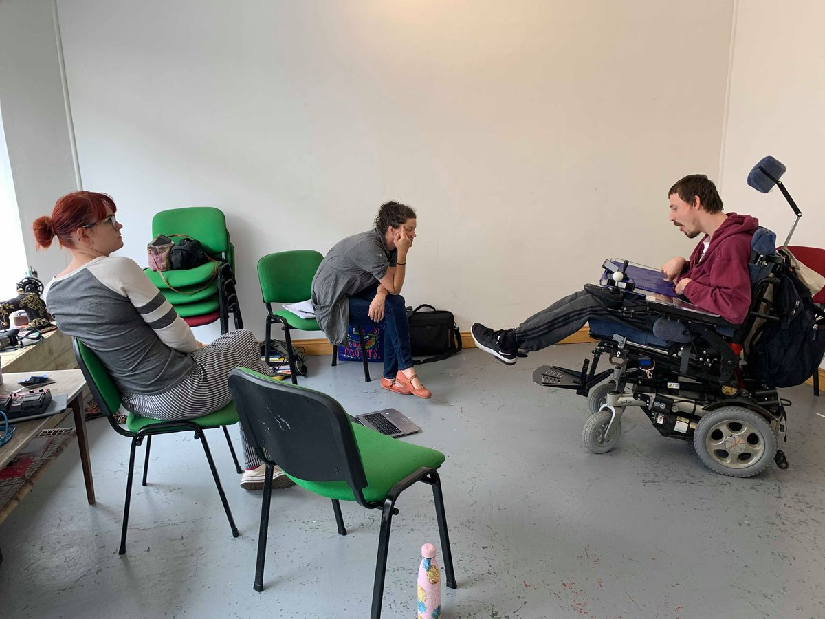 LiveHughM's tweet image. Amazing rehearsal @eyeview_prog Thanks so much to @NathaliePalin for organising and allowing us to use this really creative space. Significant progress made! #originaltheatre #eyeview