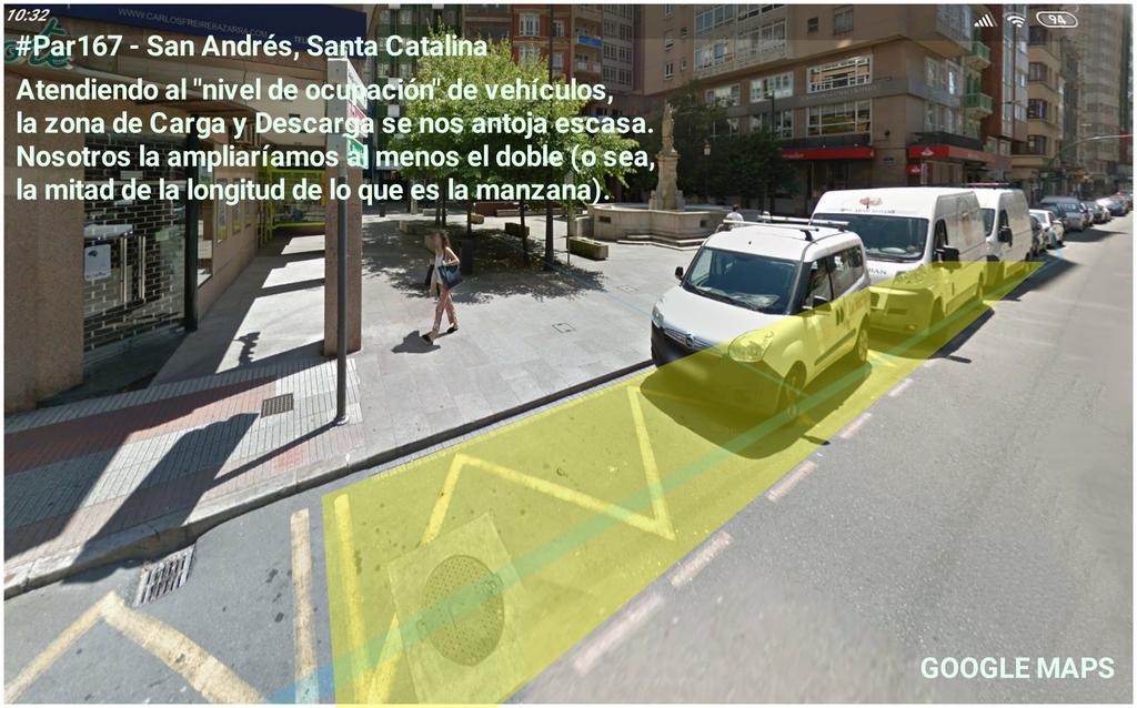 BlogBusurbano's tweet image. .En esa manzana de la #Par167 tenemos claras tres intervenciones:

1.- Sumarla a las #ParadasAccesibles, ampliando la acera y doblando su longitud!

2.- Eliminar las plazas de #ORA

3.- Habilitar zona de #CargaYDescarga desde la pz. de Sta. Catalina hasta el cruce con c/ Huertas
