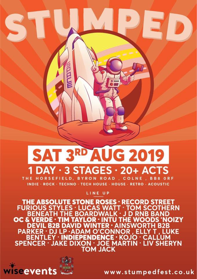 STUMPEDfest's tweet photo. In exactly TWO WEEKS we’ll have just kicked off a day rammed full of live music for Stumped ‘19 at @ColneCricket. Are you ready? Tickets: https://t.co/LF2gJPCCLs https://t.co/E41sfj9I6v