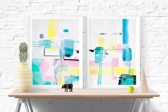 DUEALBERI's tweet photo. Wall art set of 2 original abstract paintings, #art #painting @EtsyMktgTool https://t.co/MoW5nsXLhm #wallartsetof2 #largeoriginalart https://t.co/wD3nwip31g