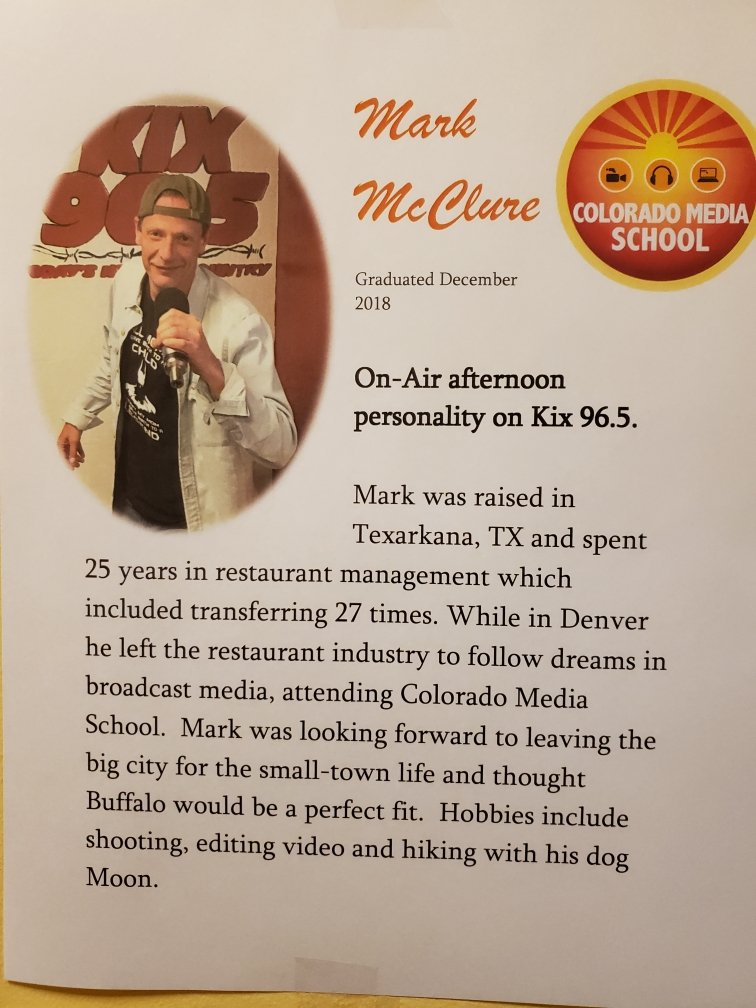 markthetexan1's tweet photo. Proud moment finally making the wall of fame @CoMediaSchool . I told them on day one, I'd make that wall. I ton of hard work, no sleep, 17 hour days and multiple failures,  but now, it's all worth it #WeAreCMS #cmssuccess #RadioPersonality #radiodj #Kix965 #DJLife #DJAllDayErrDay https://t.co/bxfSHgnbuo