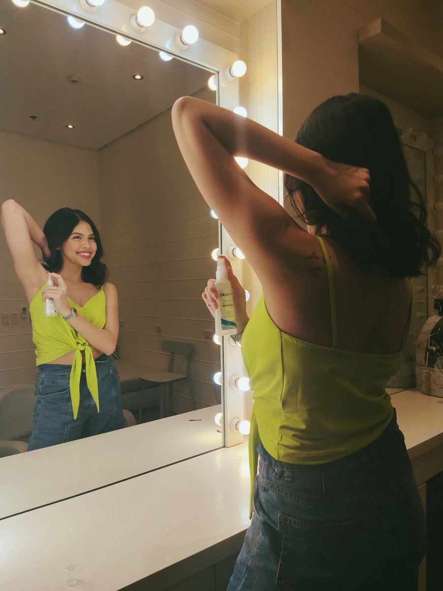 deonatph's tweet photo. Wonder no more on how Maine Mendoza stay fresh everyday - its all because of the Deonat spray!  Let us know if you're using it too by joining our giveaway contest. 💙
#DeonatMAINE #IChooseDEONATural #IChooseDEONAT. https://t.co/anBRtXHwqV