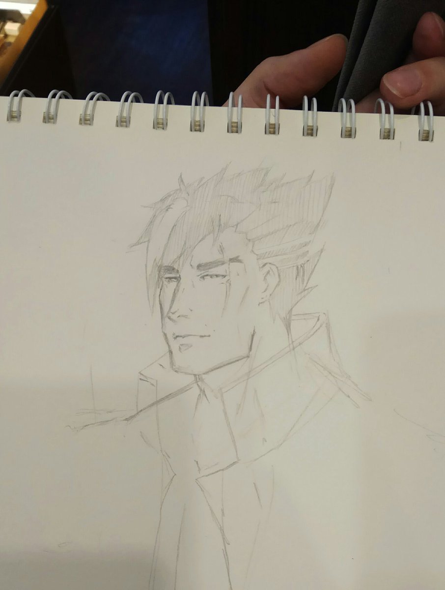 Well
Sometimes I like my sketches. 
But it still seems like I need draw Darius more...
#darius #LeagueOfLegends