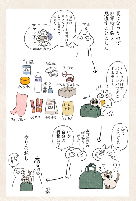 備えあればうれいなし #ねこ日記 