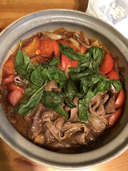 ゆるキャン△のトマトすき焼き作ったった 