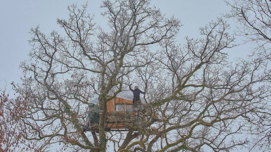 endegelaende_fr's tweet photo. Expulsions, bulldozer... Pour savoir où en est l'occupation du Bois Lejuc et la répression en cours, c'est ici : https://t.co/8TNmhSG2L2 Soutien total aux copaines sur place. #burestop #cigeononmerci https://t.co/ALCEDwHupf