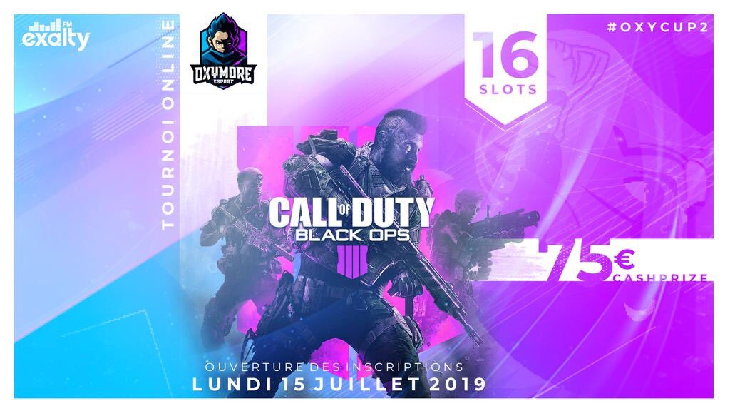 oslowesport's tweet photo. #ANNONCE 🔔
Le Roster CALL of DUTY #Oslow sera bien présent à la #OxyCup2 🏆organisé par la @OxymoreEsports
Nous espérons performer un maximum !
#FightForFuture⚔️ https://t.co/CjpVwB6CMA