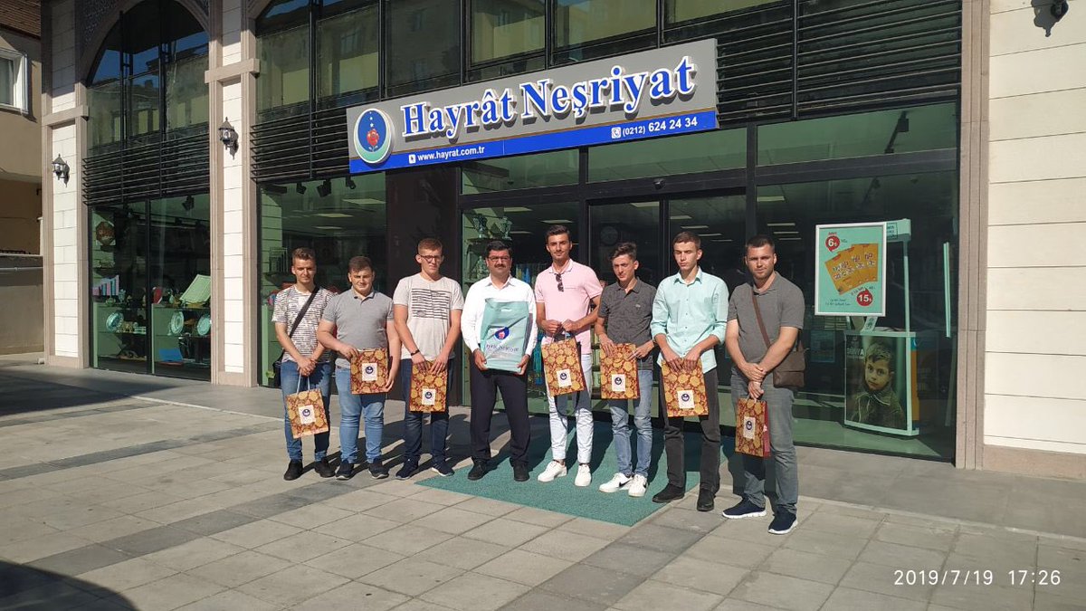 We had a meeting with our guests from Macedonia and informed them about Hayrat Foundation and Risale-i Nur at our HQ.

ضيوف من دولة مقدونيا زارنا في المقر الرئيسي وقد تحدثنا عن نشاطات وقف الخيرات ورسائل النور للإمام النورسي