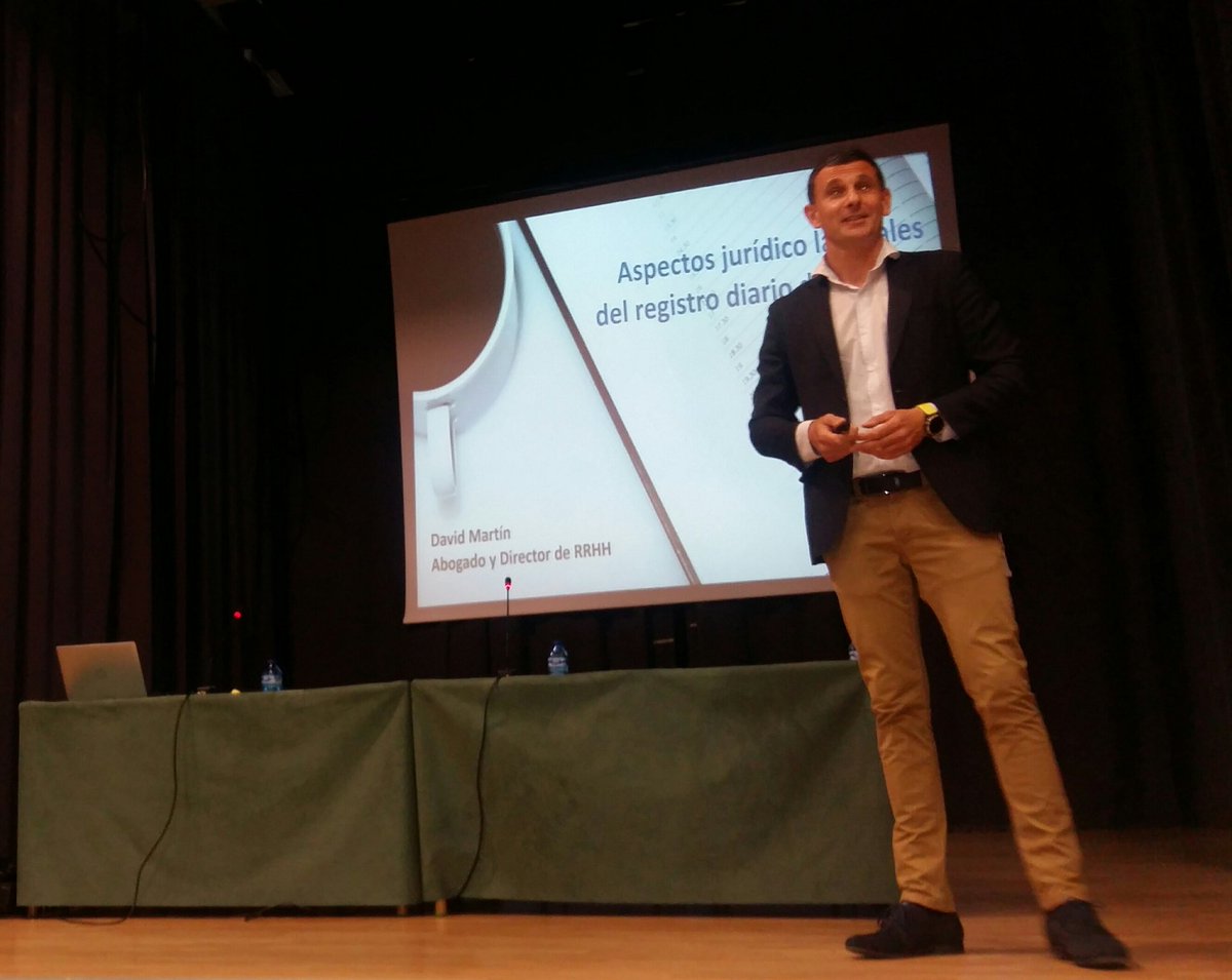 Segunda ponencia en el III Congreso de Federación de abogacía joven de CyL impartida por <a href="/susoav/">David Martín</a> hablando sobre Registro de jornada laboral <a href="/gaj_avila/">AJA Ávila</a> #abogaciajoven #abogaciacastillayleon