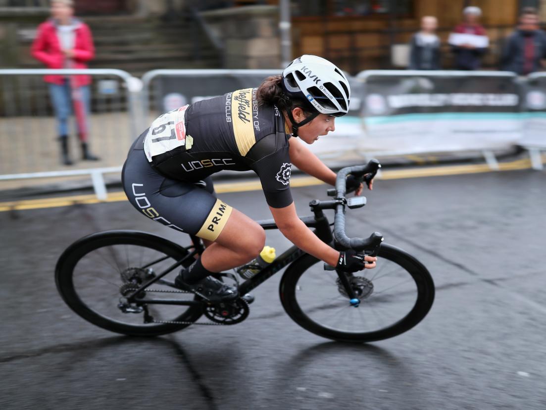 AlexanderNaylor's tweet photo. .@hinejay of @UoSCycling in yesterday's #NationalCircuitSeries round at #BarnsleyCrit https://t.co/klRweWYPcq