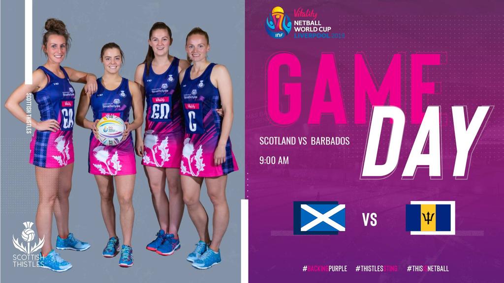 BruceAitchison's tweet photo. CONGRATULATIONS @ScotThistles on a BIG result to finish @NetballWorldCup in style!
@HayleyMulheron says ๐ซ
@Lynsey_G on ๐ฅ
How far has @clairebrownie10 travelled in this WC? UNREAL work rate!
@nicolamccleery2 ๐ around!
@_EmilyNicholl_๐๐
AWESOME!
#RoleModels
#BackingPurple https://t.co/68SgmCYbFE