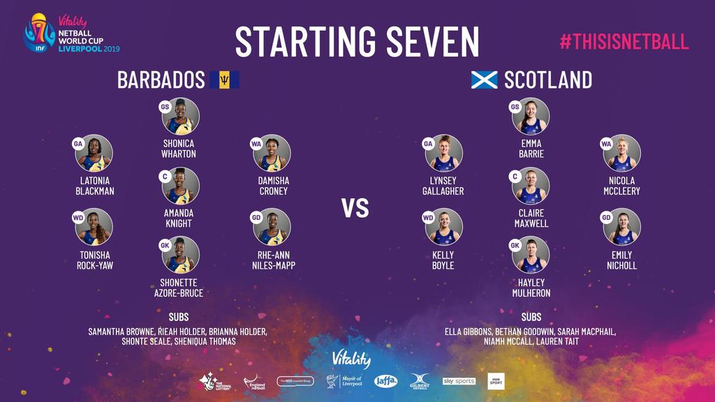 BruceAitchison's tweet photo. CONGRATULATIONS @ScotThistles on a BIG result to finish @NetballWorldCup in style!
@HayleyMulheron says ๐ซ
@Lynsey_G on ๐ฅ
How far has @clairebrownie10 travelled in this WC? UNREAL work rate!
@nicolamccleery2 ๐ around!
@_EmilyNicholl_๐๐
AWESOME!
#RoleModels
#BackingPurple https://t.co/68SgmCYbFE