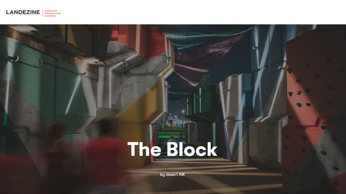 DesertInk's tweet photo. Our award winning project 'The Block' has been featured on Landezine. We couldn't end the week on a better note! 
Read it here: https://t.co/sNm23xnpYi

#landscape #architecture #design #urban #urbandesign #park #parkour #mydubai @talklandscape @Landezine @DesertGroup https://t.co/LwWwqltTLw