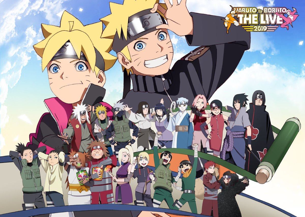 Spiralling Sphere On Twitter Advertising Image For The Naruto To Boruto The Live 2019 Event It S An Event That Will Take Place On October 5th And 6th They Will Talk About Manga