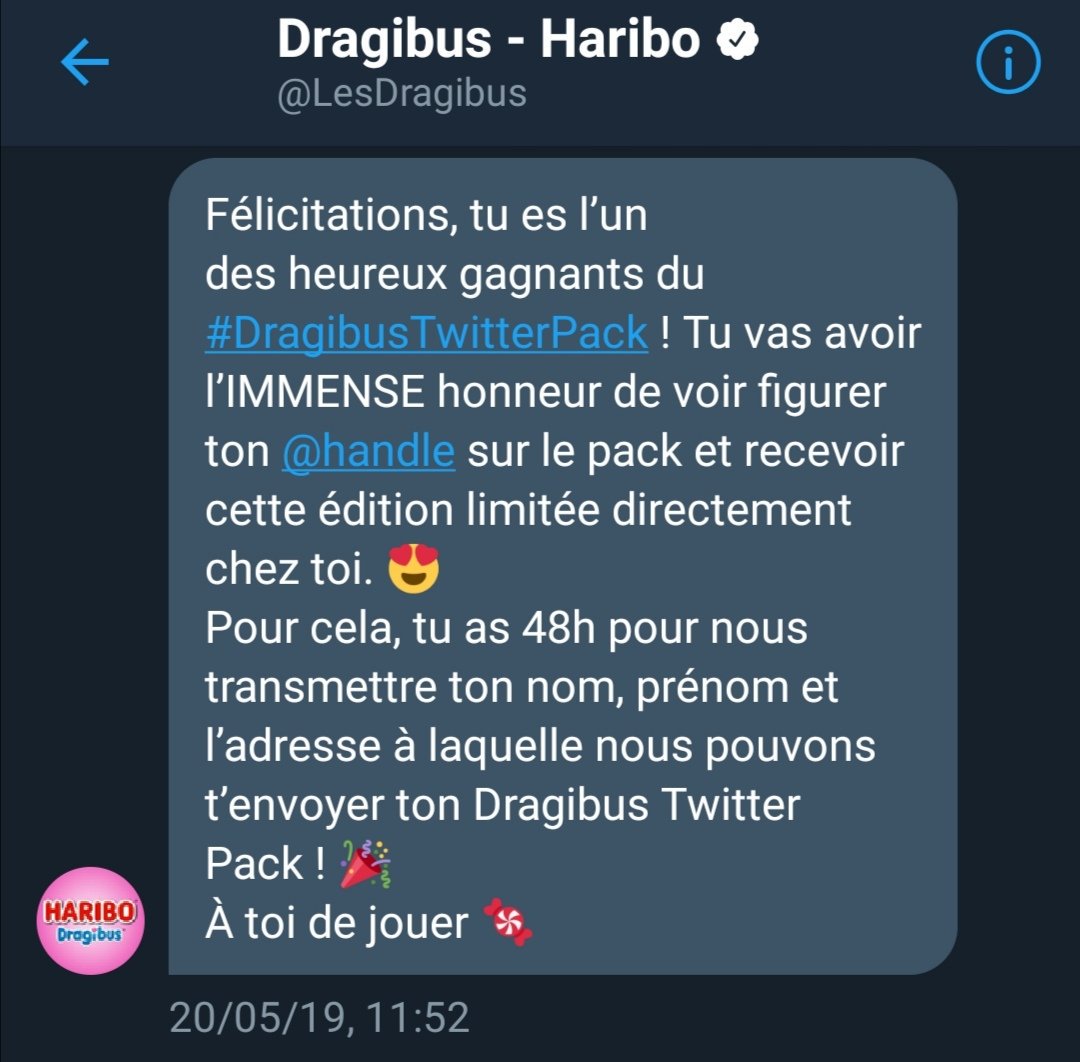 ElieIrwin97's tweet photo. ❤️ Merci @LesDragibus de m'avoir offert ces 2 kilos de Dragibus 😍🤩
#DragibusTwitterPack
Vous êtes les meilleurs 🥰
(@MMultivers tu m'aideras à manger ce paquet ?🤤) https://t.co/op2b68fKkQ