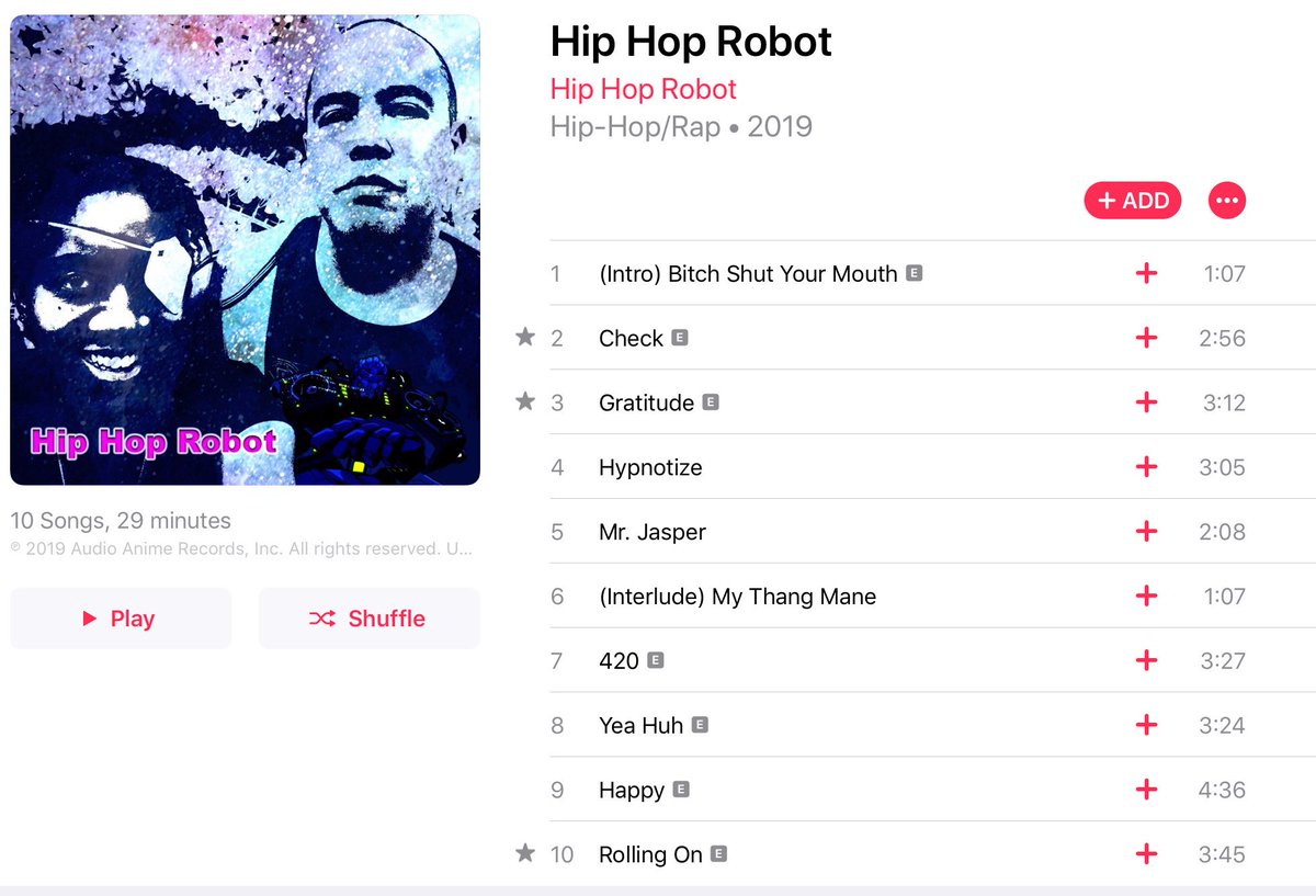 Playlist: Hip Hop Robot by Hip Hop Robot 

#hiphoprobot #exc808 #muthatung #audioanimerecordsinc #dfw #texas #fortworth #fortworthwhile