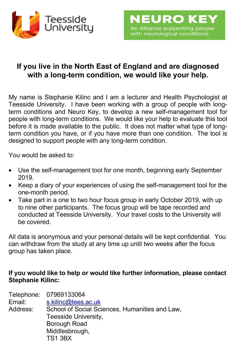 livingwithltcs's tweet photo. If you live with a #chronicillness in the North East of England and would like to trial a new self management tool, we would love to hear from you #selfcare #PositivePsychology #positivity More details on our website: https://t.co/AcQ71LJzZh https://t.co/fkYHVb03zm