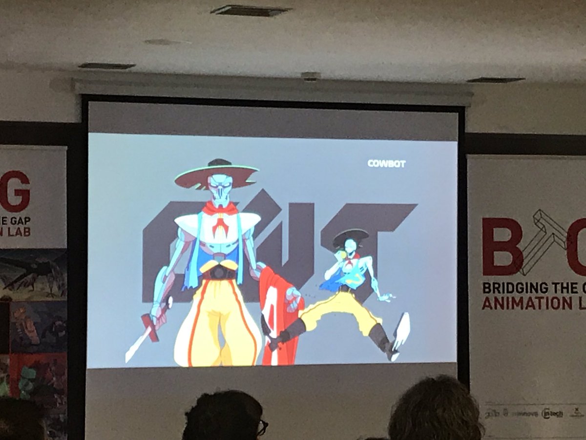 La web serie de animación, ‘Cowbots’ procede de #Argentina y su producer es <a href="/TobalNani/">Nani Tobal</a>. 
Su protagonista es un Quatro, un robot que tras sufrir un accidente trata de recuperarse con la ayuda de otros robots! 🤖
#Bridgingthegap 
#Intechtenerife