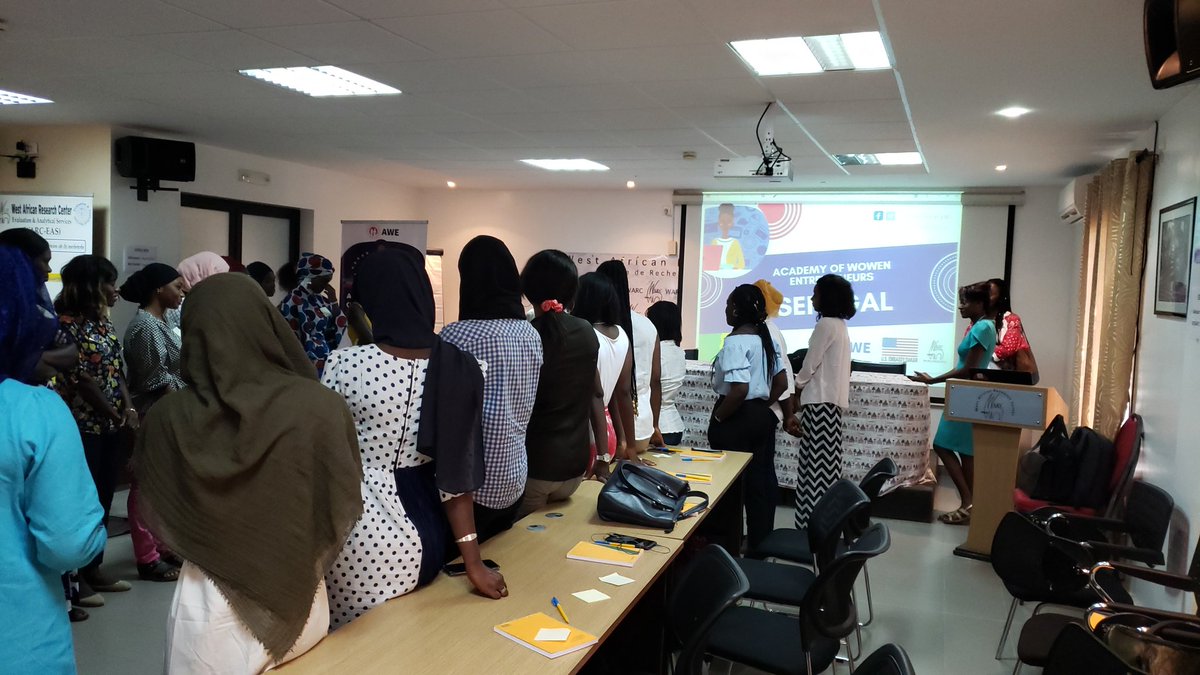 AweSenegal's tweet photo. They are young, they have the motivation and they are in #AWEEnergized #AWESenegal #kebetu #SunuEntreprenariat https://t.co/brnS5jz5XK