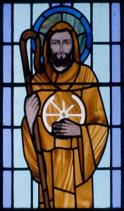 Iarlaith/Jarlath. Most famous for St Iarlaithe mac Loga/Jarlath (d. 540). Priest & scholar from Connacht, remembered as founder of monastic School of Tuam, Co Galway,  #Ireland. Patron saint  @tuamarchdiocese. Chose Tuam because while on a journey, wheel of his chariot broke there!