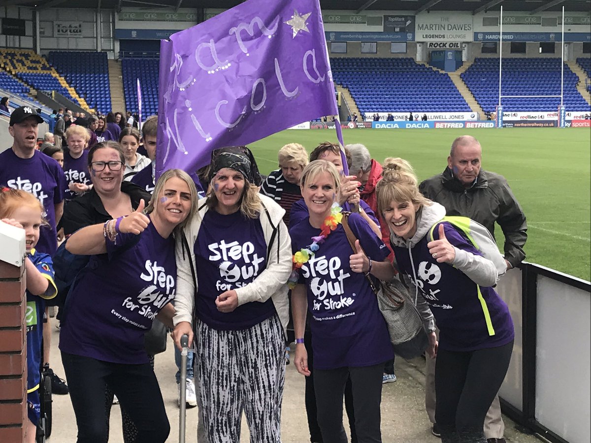 NorthCandMNHS's tweet photo. Team Nicola! #stepoutforstroke #rebuildinglives https://t.co/8oRrMvrAuq