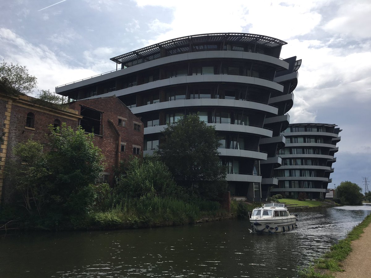 RattlyNoise's tweet photo. Staying in this amazing apartment block. Only problem the lift is out of order due to the rain and it’s a long walk up/down.
Wouldn’t mind but I busted my leg last night when I slipped in the car park.
Staying in it is then.
#Budenberg https://t.co/RT7DnXVit9
