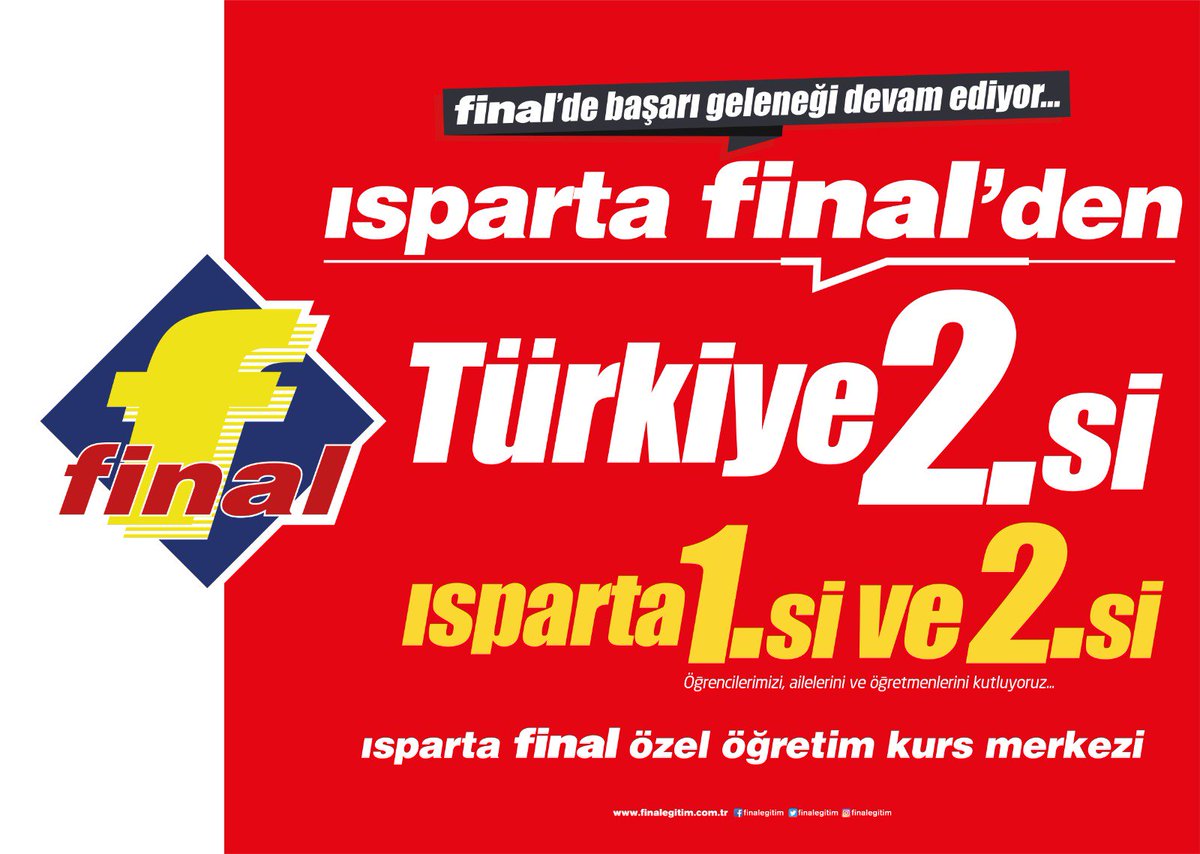 erdaldagtekin's tweet photo. #finalegitim @IbrahimTaselFDD @SevketErtem @IspartaBelTr @ISPARTAVALILIK @finalokullari @RehberimFinal @finalegitim https://t.co/OSF21tp04c