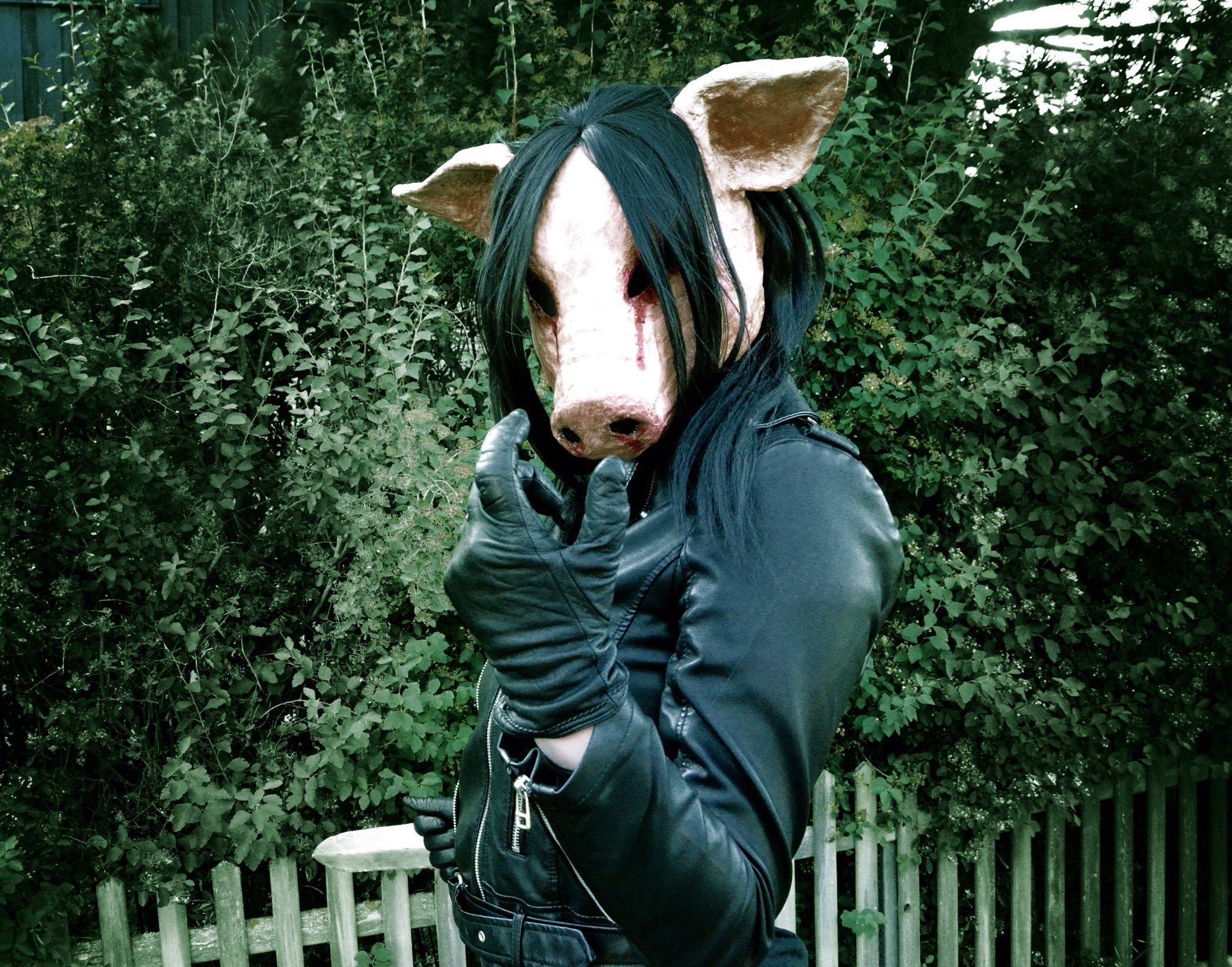 Awesome cosplay of The Pig by. 