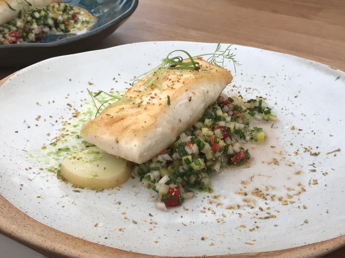 The Cavendish Hotel (@cavendishbaslow) on Twitter photo Adam Harper and sous chef Joe are cooking live today in the AA rosette tent <a href="/YorksDalesFest/">Yorkshire Dales Food & Drink Festival</a> <a href="/Dev_Hotels/">The Devonshire Arms Hotel & Spa</a> Cooking halibut with beetroot, turnip and strawberry tartare, vermouth emulsion and chive oil. 🐟
#foodie #chef Adam Harper and sous chef Joe are cooking live today in the AA rosette tent <a href="/YorksDalesFest/">Yorkshire Dales Food & Drink Festival</a> <a href="/Dev_Hotels/">The Devonshire Arms Hotel & Spa</a> Cooking halibut with beetroot, turnip and strawberry tartare, vermouth emulsion and chive oil. 🐟
#foodie #chef