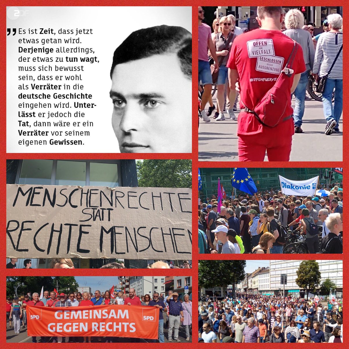 Dirk76's tweet photo. Die Partei „Die Rechte“ hat sich den #20Juli nicht willkürlich und zufällig für ihre Nazidemo ausgesucht. Klasse, dass #Kassel so stark Gesicht gegen Rechts zeigt. #wirsindmehr #esgibtkeinrechtaufnazipropaganda #20juliks #gesichtzeigen #zeichensetzten https://t.co/3Jjc2IfoXJ
