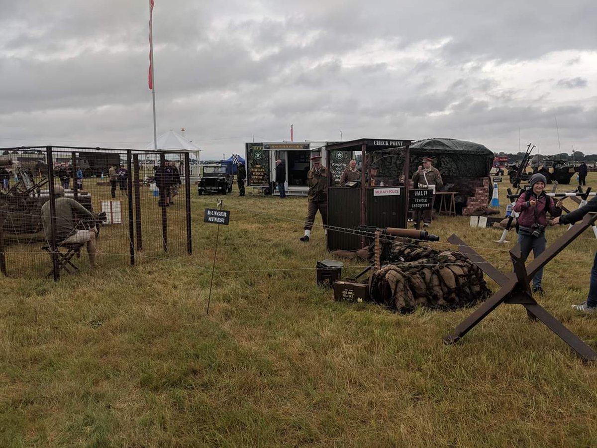 MVT1968's tweet photo. Yesterday's rain at the RIAT didn't dampened the MVT'S spirits, the annual Jacobs join went ahead. It is  great to catch up with members. The displays are already busy with the public learning about what lovingly restored vehicles we have on display today. https://t.co/SuyKm2TzjB