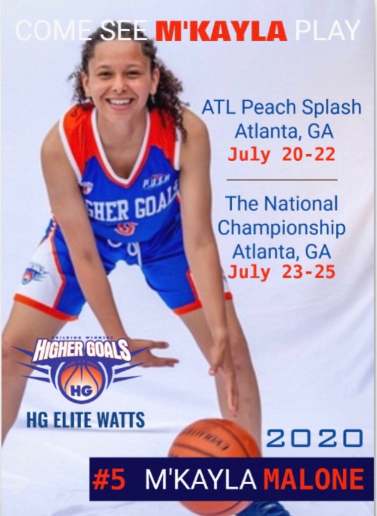 HigherGoalsHoop's tweet photo. College Coaches- Need a BIG TIME guard that can run the show, get buckets, lock up on D, AND rep in 1st class manner?

Come see 20 @MKaylaMalone1 @neb_media @NikeTOChampions @Ohio_Basketball @PBRhoops ATL Peach Splash. 

Catch her &amp; HG Elite Watts teammates 2mrw! 

#HGPROUD 💙🧡 https://t.co/IFHcOGBtzJ