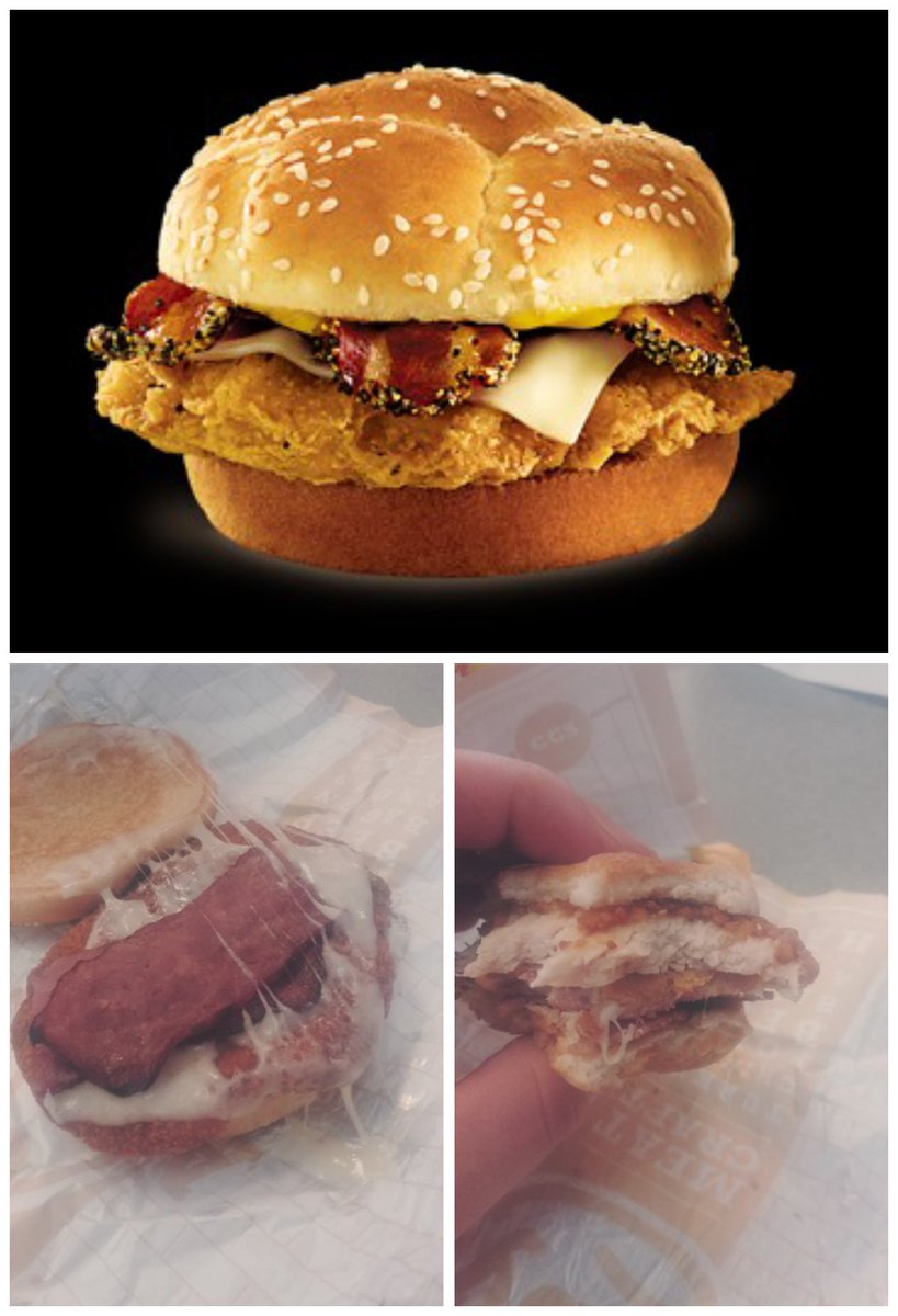 Yo, <a href="/Arbys/">Arby's</a> <a href="/ArbysCares/">Arby's Guest Support</a> ,
I understand things can be a little different outside the states but WTF is this? Just why? I mean...this aint even sorta close! Like my sandwich did the face age app or something! #notMyBacon #Qatar #gross #warIsHell